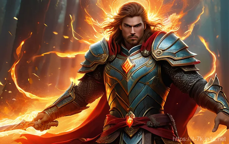 세븐나이츠 버프 아이템 추천 - **Epic Raid Battle - Resilience and Sustained Power:**
    A group of diverse fantasy heroes (all fu...