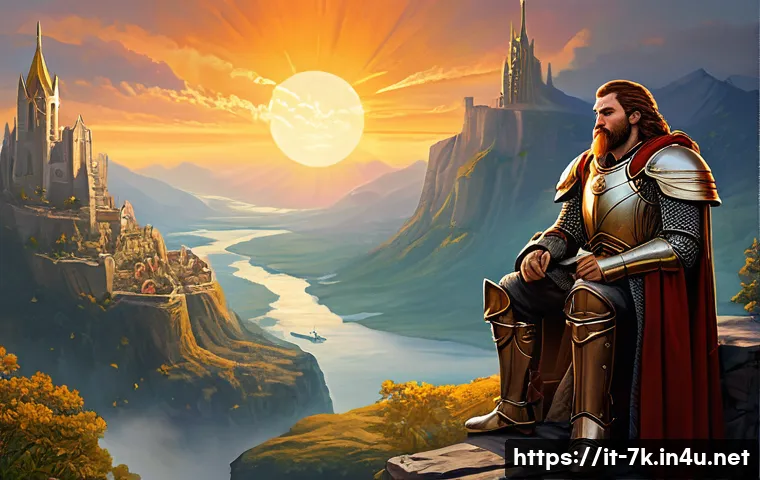 세븐나이츠 길드 시스템 활용법 - Guild Founding Ceremony: A Dawn of Unity**
"A grand, cinematic scene depicting the solemn yet hopef...